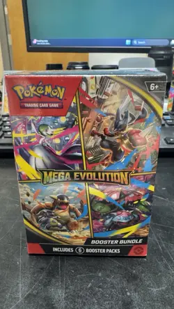 Pokemon Trading Card Game: Mega Evolution Booster Bundle - 6 Packs - Image 1