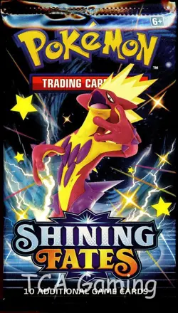 36 x SHINING FATES Sealed BOOSTER PACKS (Box Lot) 10 Pokemon Cards Per Pack - Image 1
