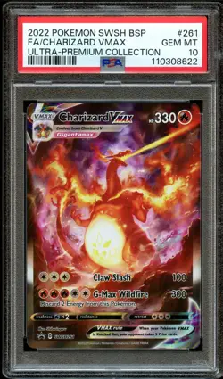 PSA 10 GEM MINT Charizard VMAX SWSH261 UPC ALTERNATE ART PROMO Pokemon Card 622 - Image 1