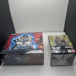 DBS Fusion World Dual Evolution FB09 Booster Box + Gogeta Card Case NEW SEALED - Image 3