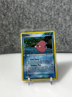 Pokemon TCG Luvdisc EX Crystal Guardians 7/100 Holo Rare Card NM - Image 1