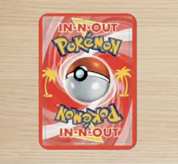 PIKACHU InAndOutBurger Eevee Trading Card Glossy Front Only 150 Printed - Image 2