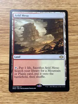 Arid Mesa [Modern Horizons 2] - Near Mint Condition MTG Fetch Land - Image 1