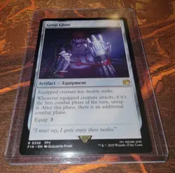 Genji Glove 0258 Non-Foil Final Fantasy Magic the Gathering MTG - Image 1