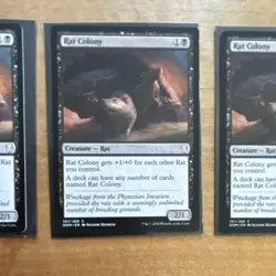 Magic: The Gathering Rat Colony x5 Black Creature Dominaria Regular Finish - Image 3