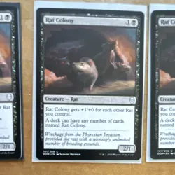 Magic: The Gathering Rat Colony x5 Black Creature Dominaria Regular Finish - Image 5