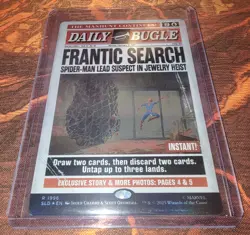 Frantic Search (1996) FOIL Secret Lair Marvel's Spider-Man Magic the Gathering - Image 1