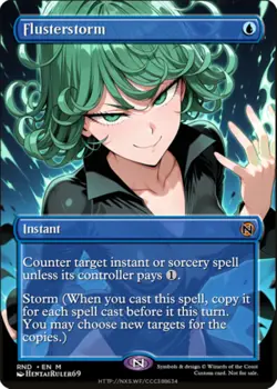 Flutterstorm (Magic: The Gathering) Tatsumaki Edition *Surge Foil* - Image 1