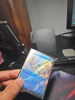 Rhystic Study (Magic: The Gathering) Frieren Edition *Surge Foil* - Image 2