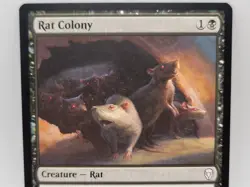 Rat Colony Dominaria LP Magic the Gathering MTG Black Creature EDH Playable - Image 2