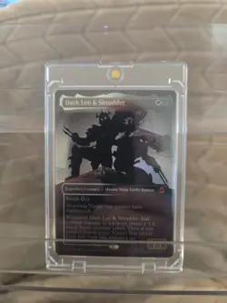 Dark Leo & Shredder (Borderless) Teenage Mutant Ninja Turtles Foil - Image 1