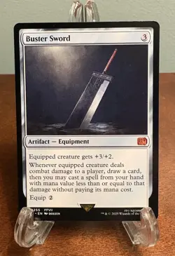 MTG Buster Sword Final Fantasy Regular Mythic #0255 Magic The Gathering Mint - Image 1