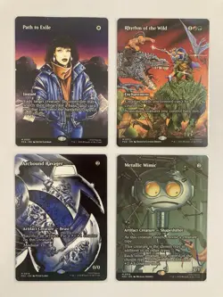 MTG TMNT Source Material (PZA) Mixed Lot (Borderless) Normal - Image 1