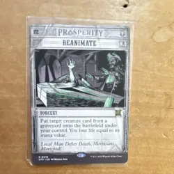 Magic: The Gathering Reanimate Rare Sorcery Outlaws Thunder Junction Black 18 - Image 1