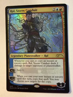 Ral, Storm Conduit NM* FOIL STAINED GLASS Secret Lair 523 MTG SLD - Image 1