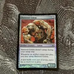 Battered Golem: Magic the Gathering - Fifth Dawn Foil - Image 1