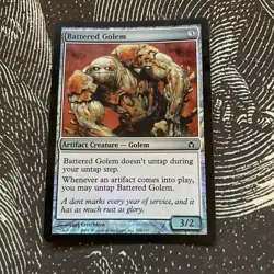 Battered Golem: Magic the Gathering - Fifth Dawn Foil - Image 3