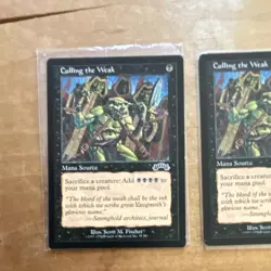 Magic: The Gathering Culling the Weak x4 Black Mana Source Stronghold Regular - Image 2