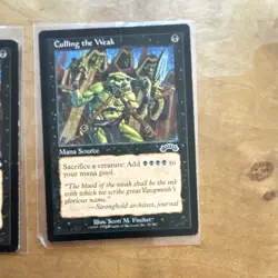 Magic: The Gathering Culling the Weak x4 Black Mana Source Stronghold Regular - Image 5