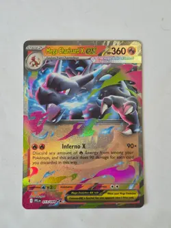 Mega Charizard X ex 013/094 Double Rare Phantasmal Flames Pokemon Holo Near Mint - Image 1