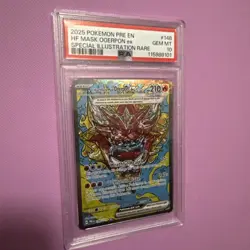 PSA 10 HEARTHFLAME MASK OGERPON EX PRISMATIC EVOLUTIONS SIR 2025 POKEMON 148/131 - Image 2