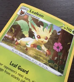 Leafeon SWSH191 Pokemon Sword & Shield Promo Ultra Rare Holo Card LP - Image 2