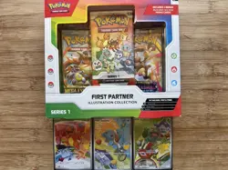 Pokemon First Partner Illustration Box 1 & Promo Charmander Squirtl… - Image 1