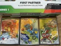 Pokemon First Partner Illustration Box 1 & Promo Charmander Squirtl… - Image 2
