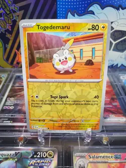 Togedemaru 050/159 Reverse Holo Common Pokemon TCG S&V Journey Together - Image 1