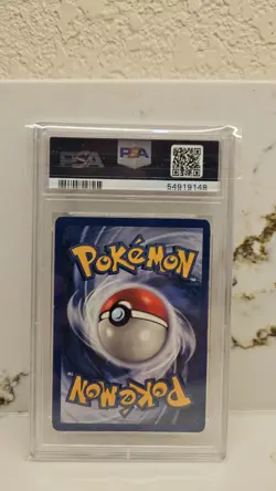 Pokemon TCG Chansey Base Set Shadowless Holo Rare Card 3/102 - PSA 3 Very Good - Image 2