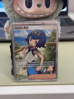 Pokemon Lana's Aid 207/167 Ultra Rare Holo Twilight Masquerade English - Image 2
