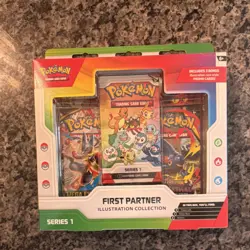 Pokemon First Partner Illustration Collection Series 1 Promo Box - Image 1