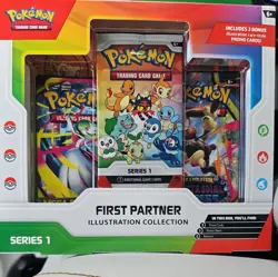 Pokemon First Partner Illustration Collection Series 1 Pack Box New Sealed Gen 1 - Image 1
