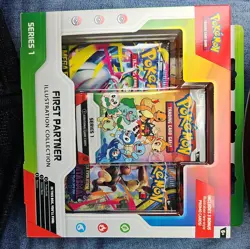 Pokemon First Partner Illustration Collection Series 1 Pack Box New Sealed Gen 1 - Image 2