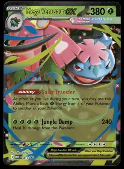 Pokemon Cards Mega Venusaur ex 013 Mega Evolution Promo NM - Image 1