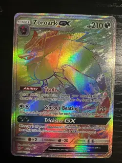 Pokemon Card - Zoroark GX Shining Legends 77/73 Rare Rainbow 2017 - Image 1