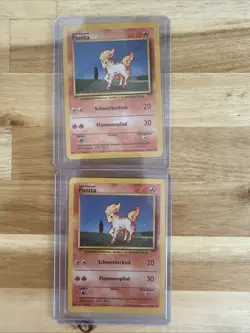 German Ponita 60/102 Pokemon Card WOTC 1999 Vintage FREE SHIPPING - Image 1