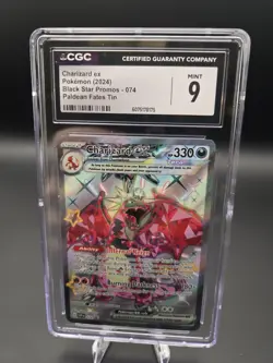 Pokemon TCG Charizard ex SV Promo 074 Scarlet & Violet Holo CGC 9 EN - Image 1