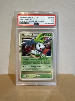 Shaymin Lv. X DP39 Black Star Promo 2009 Pokemon Diamond & Pearl PSA 5 - Image 1