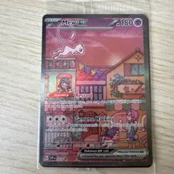 Mew ex SVP 053 Pokemon TCG Scarlet Violet 151 Black Star Promo Full Art SEALED - Image 1