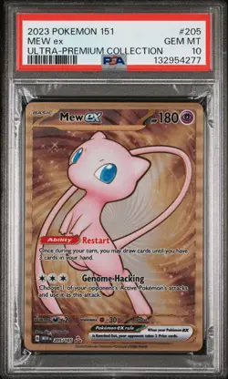 2023 POKEMON 151 ULTRA-PREM COLL #205 MEW EX PSA 10 - Image 1