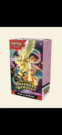 Pokemon TCG Ascended Heroes Booster Bundle - 6 Blister Packs - PRESALE - Image 1