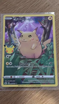 Pokemon Tcg Celebrations Pikachu 005/025 25th anniversary stamped NM condition - Image 1