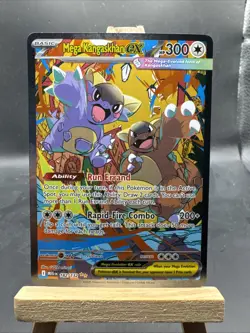 Mega Kangaskhan EX 182/132 Mega Evolution Special Illustration Rare SIR Pokemon - Image 1