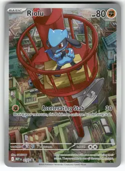 Riolu - 010 010 Holo Promo ME: Mega Evolution Promo Pokemon Near Mint - Image 1