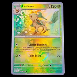 Pokemon Leafeon 120HP Rare Masterball Pattern Sv: Prismatic Evolutions 005/131 - Image 1