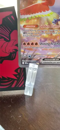 Pokemon TCG Ethan's Ho-Oh EX 230/182 Special Illustration Rare Holo - Sv10 - Image 5