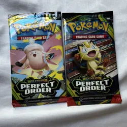 Pokemon Mega Evolution Perfect Order Booster Packs (2) - Image 1