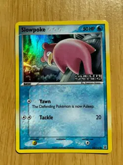 Pokemon TCG SLOWPOKE 83/113 Reverse Holo EX Delta species. Stamped. NM/M (2005) - Image 1
