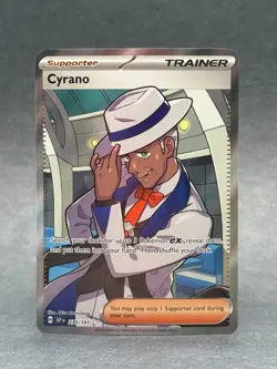 Pokemon - 230/191 Cyrano SV08 Surging Sparks Ultra Rare Holo Full Art NM TCG - Image 1